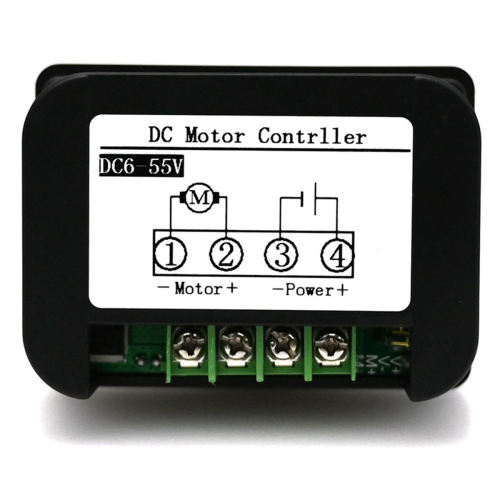 Forward Reverse 0-100% Adjustable DC 6-55V 20A DC Motor Controller 1