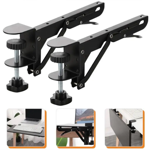 2PCS Computer Keyboard Desk Extender Support Keyboard Arm Stand 1