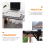 2PCS Computer Keyboard Desk Extender Support Keyboard Arm Stand 5