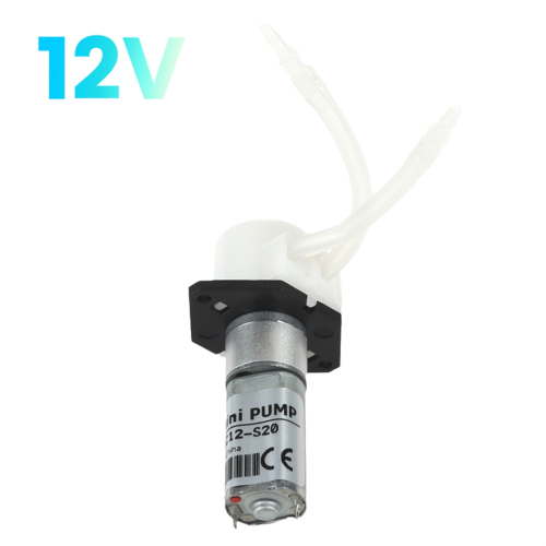 DC-sugpump Mini peristaltisk pump Mini högflödespump 12V 2