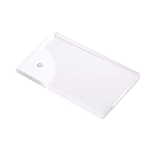 LED Blank Acrylic Glowing Business Card Light Name Tag Board
