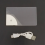 LED Blank Acrylic Glowing Business Card Light Name Tag Board 2