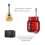 Mini gitarrförförstärkare 6,35 mm kontakt 3