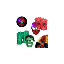 (Handschoenen-Spiderman) Kinderen Hulk Handschoenen Smash Handen Masker Spider Man Ponsen Boksen Vuisten Speelgoed