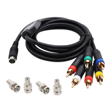 1.8M RGB/RGBS Cable MINI DIN-9Pin Connector Video Consoles
