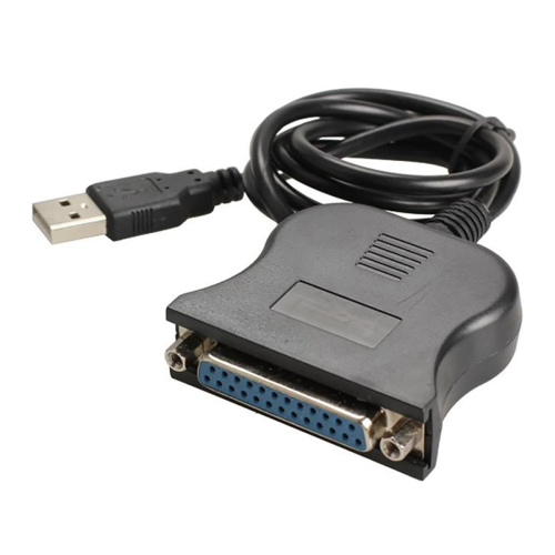 Cable USB a paralelo de 25 pines con interfaz DB25 para impresora IEEE 1284