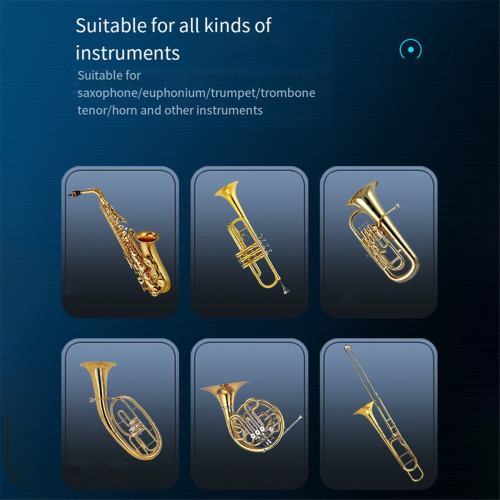 UHF Wireless Instruments Saxophone Microphone Wireless Receiver 2