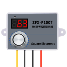 ZFX-P1007 Hastighetsregulator Justerbar fläkt PWM-brytare Hastighetsregulator