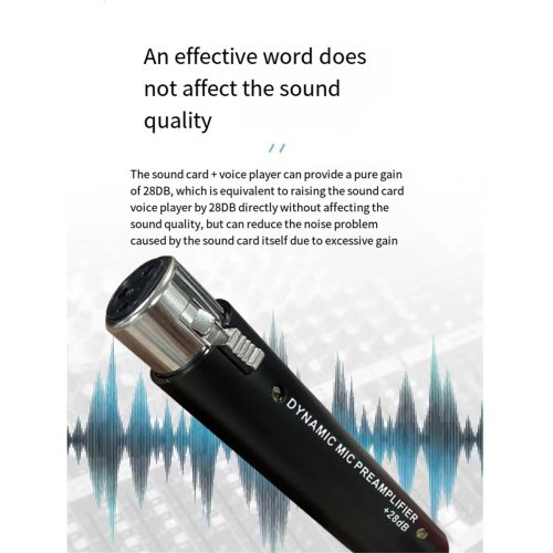 Προενισχυτής DM1 Dynamic, Κέρδος 28 dB, Προενισχυτής Μικροφώνου για δυναμικά μικρόφωνα