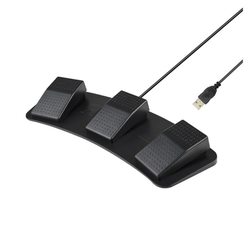 FS23-PM USB Triple Foot Switch for Image Acquisition Game Control 2