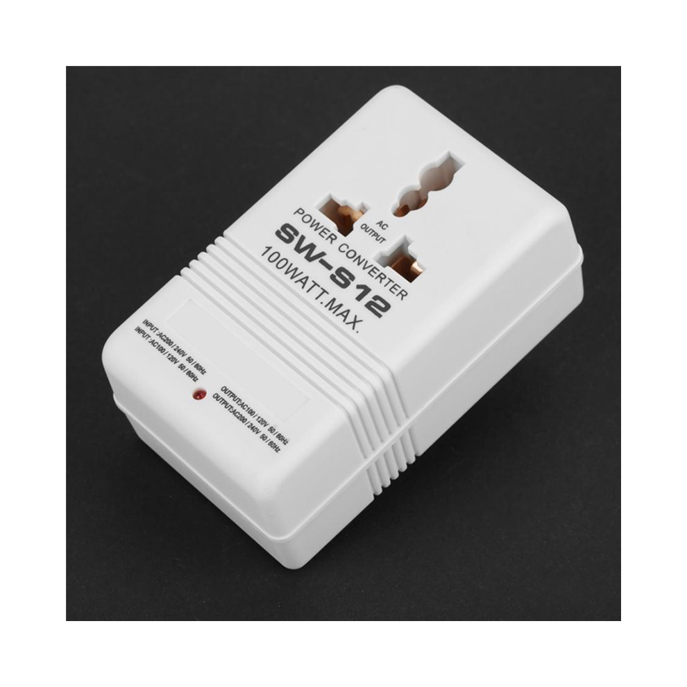Sw-S12 100W Voltage Transformer Travel Dual Channel Power Converter 4852580929785