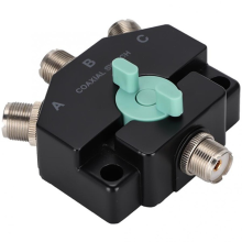 CO-301 Interruttore coassiale a banda larga robusto, 3 porte, ripetitore d'antenna