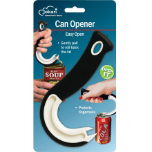 Easy Open Ring Pull Can Opener 1 Pack. Durable Non Slip Rubber Grip Ma