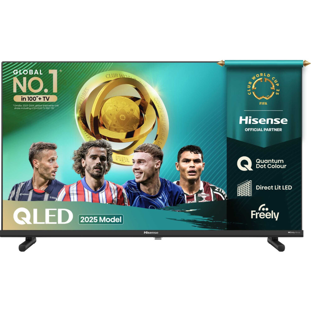 Hisense E5qtuk 40" Full 1080 Hd Qled Freely Smart Tv - 40E5qtuk