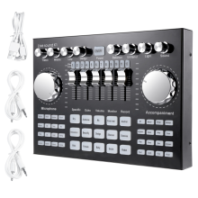 K1 Geluidskaart Mixer Board Streaming Audio Bluetooth 5.0 Universeel