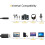 Adattatore audio da USB a jack da 3,5 mm e jack per microfono per , , PC 4