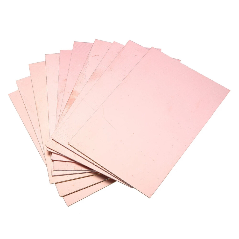 10Pcs 10X15cm Double-Sided Copper Pcb Board Fr4 Fiberglass Board 4852580945129