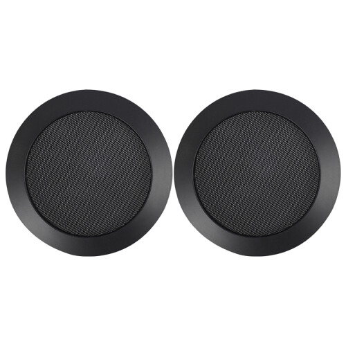 Ceiling Speaker Grille, 4-Inch Embedded Audio Speaker Grille(Black)