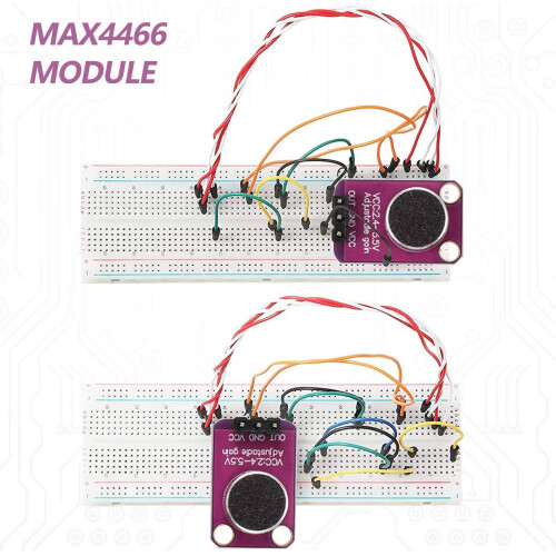 10 st mikrofonförstärkare MAX4466 modulkort för 2