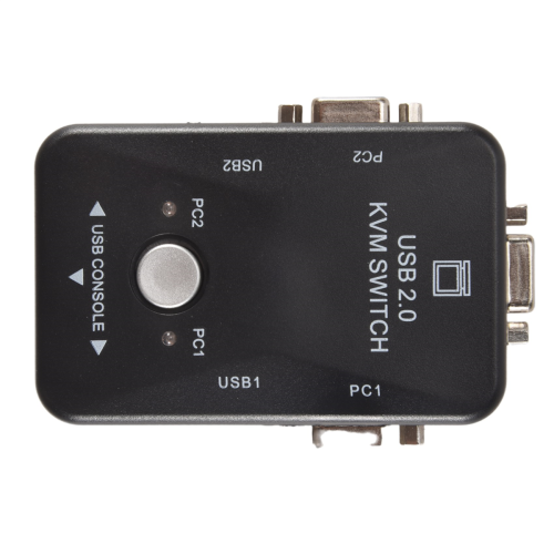 Διακόπτης USB KVM 2 Θυρών VGA Svga Switch Box 2.0 Ποντίκι-πληκτρολόγιο 1