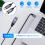 Καλώδιο USB C σε Mini Displayport Καλώδιο USB Type C Καλώδιο προσαρμογέα 4K 4
