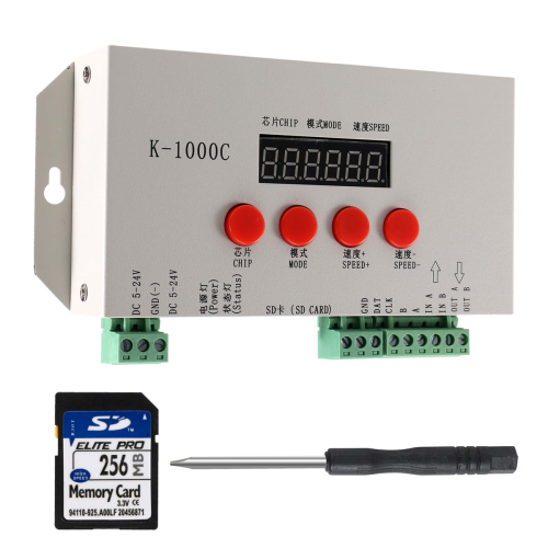 K-1000C WS2812B WS2811 APA102 T1000S 2048 Pixel Programma Controller