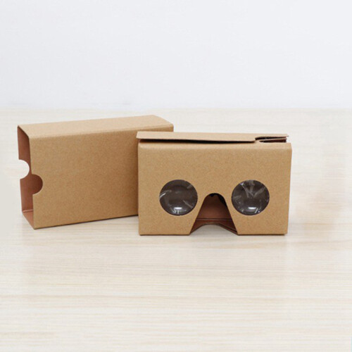 Óculos 3D Cardboard V2 VR 6 peças, 4,5-6 polegadas + faixa de cabeça 1