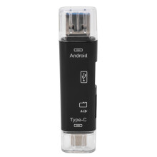 5-in-1 Multifunctionele OTG-kaartlezer, Micro-SD/USB-lezer, ondersteunt TF-kaarten