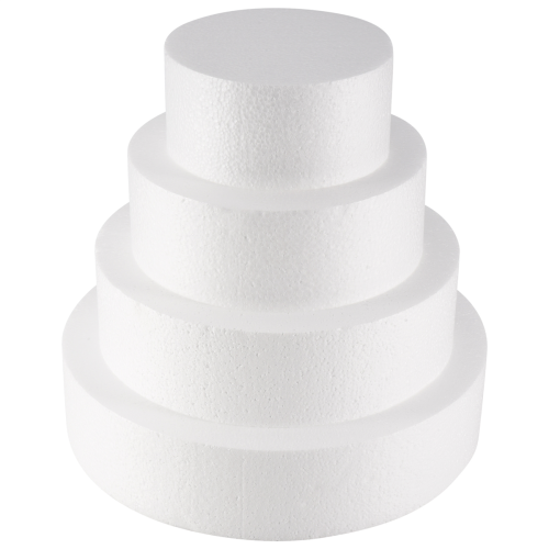 4 Pack Foam Cake Dummy for Decorating and Wedding Display,Sculpture 1