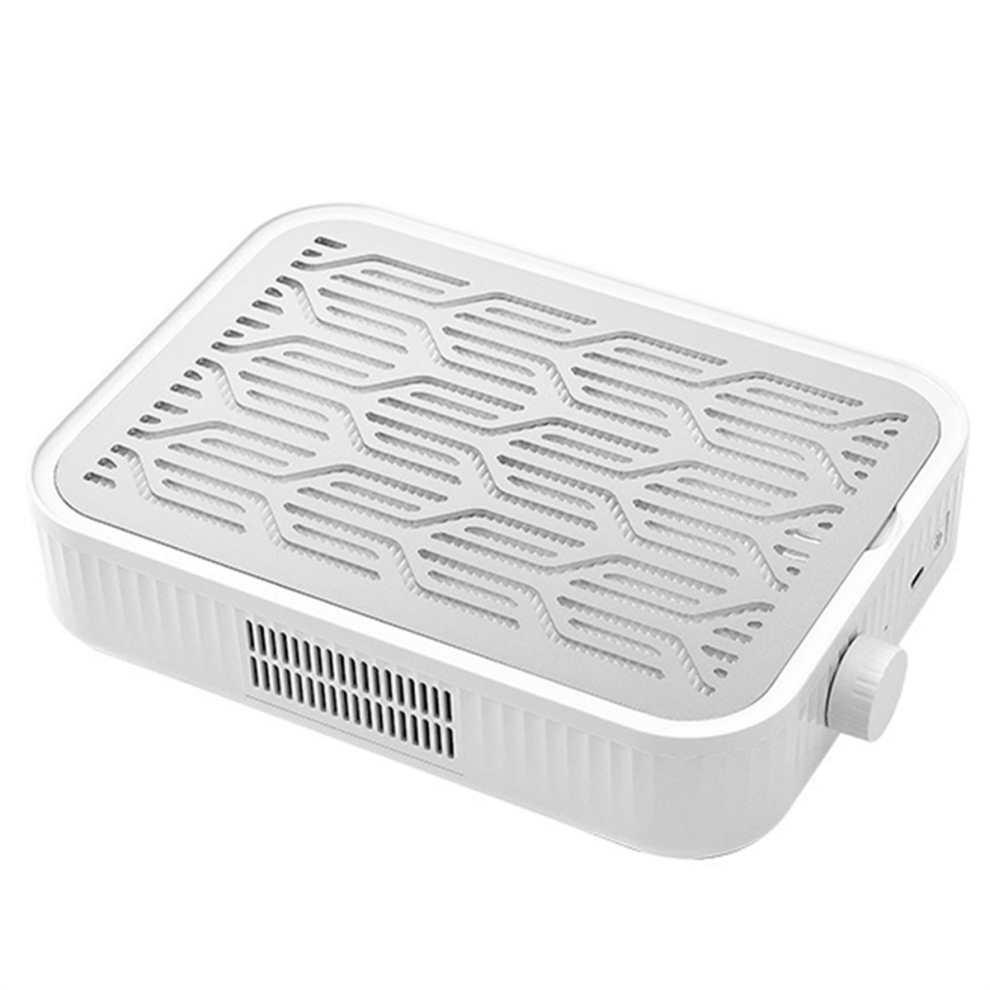 Aspirateur à ongles sans fil à turbine et sans balais avec filtres amovibles