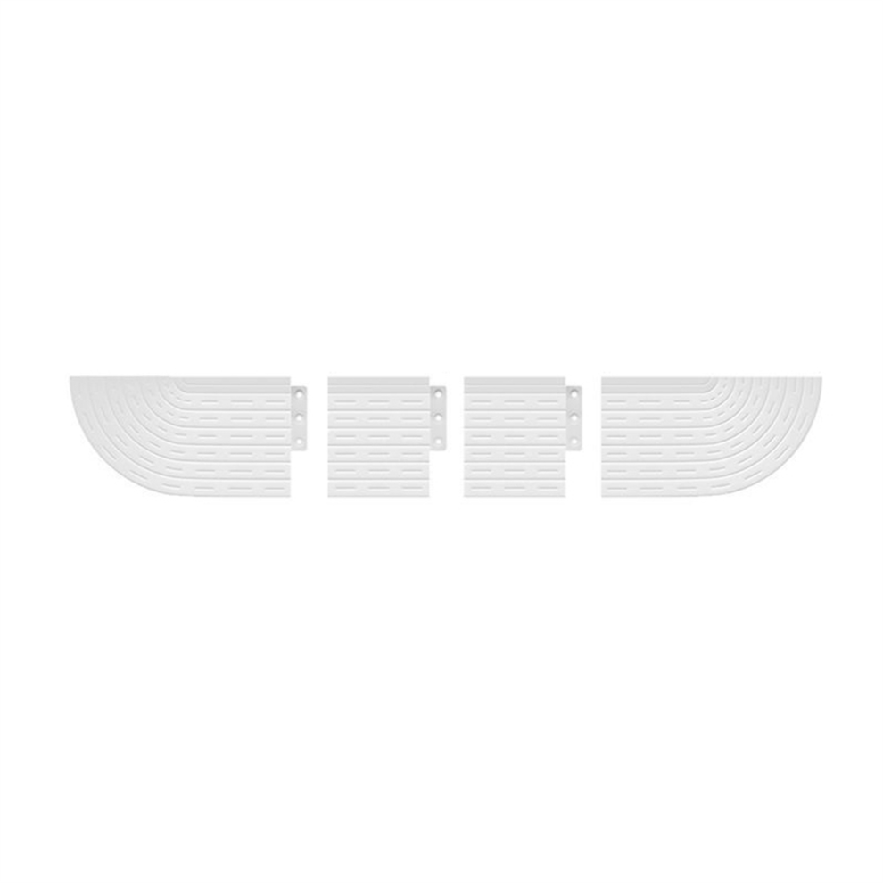 Bez Marki Anti-Slip Threshold Door Step Ramp Kit White