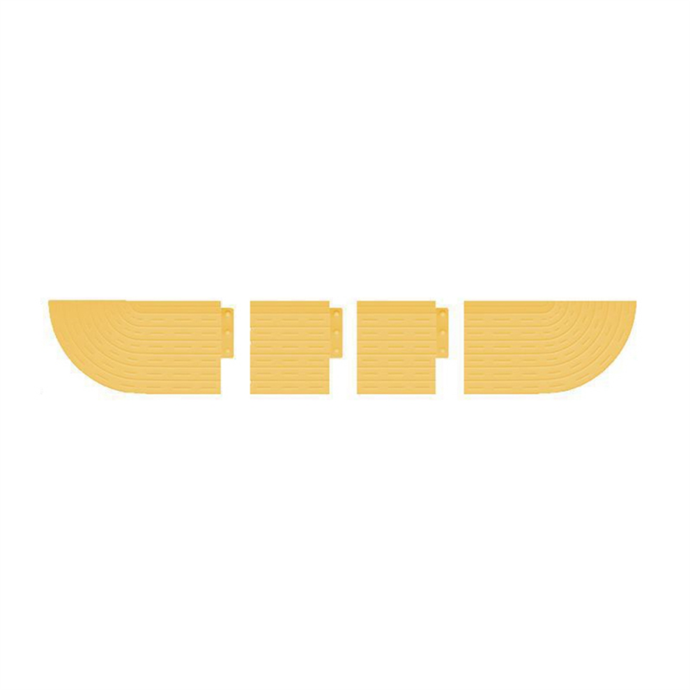 Bez Marki Anti-Slip Threshold Door Step Ramp Kit Yellow