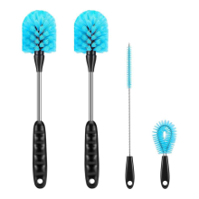 Water Bottle Brush Set, Long Handle 3in1 Water Bottle Scrubbing Brush
