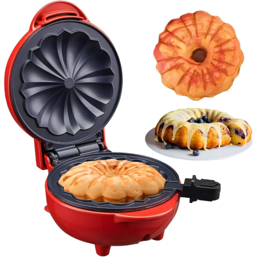 Mini Cake Maker Double-Sided Heating Portable Bundts Cake Maker 2