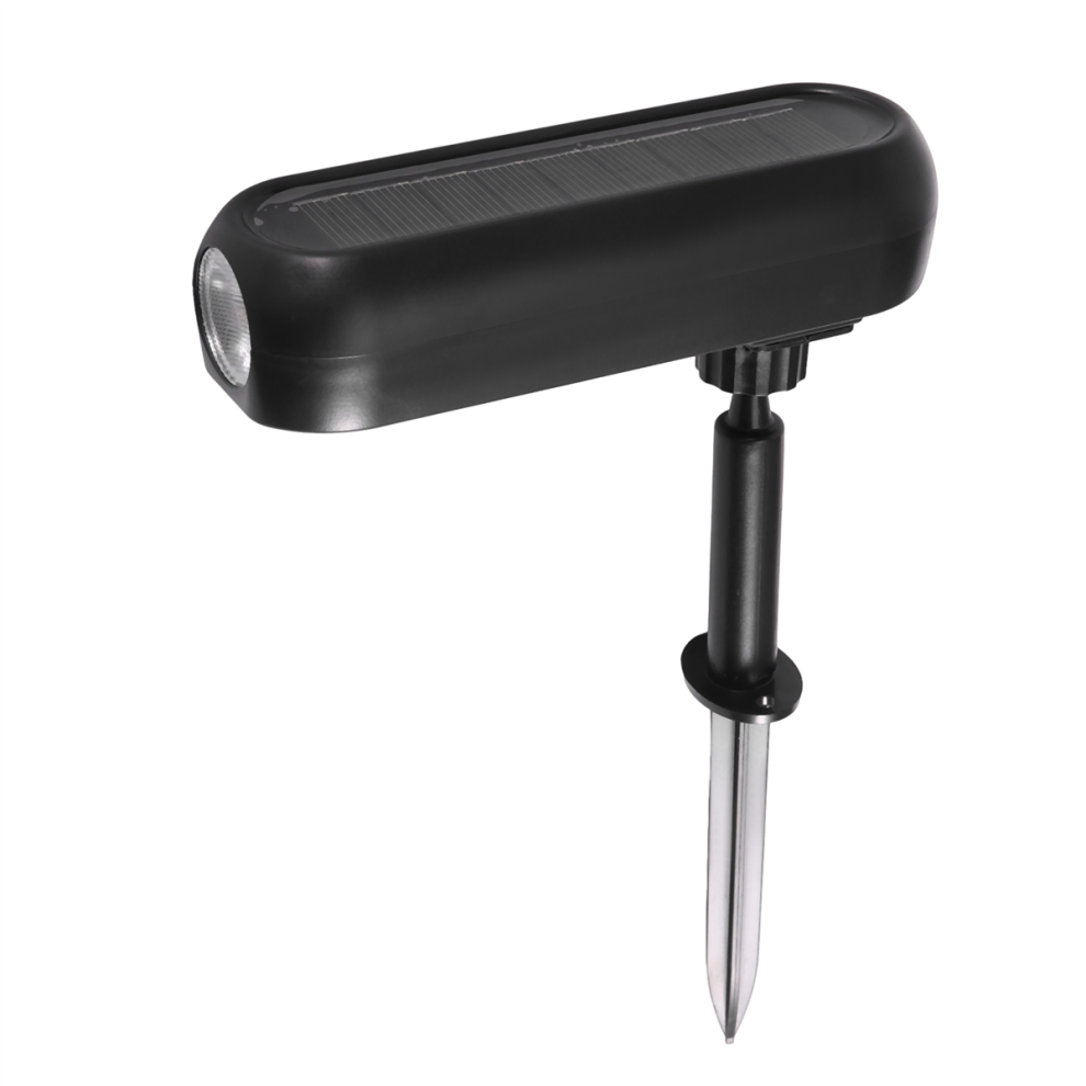 Projecteur solaire étanche pour jardin et pelouse, prise de terre, A