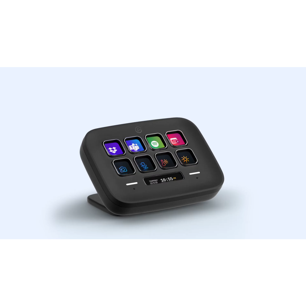 Elgato Stream Deck Neo 8 Customisable Keys, 2 Touch Points, Speed Through Tasks & Workflows