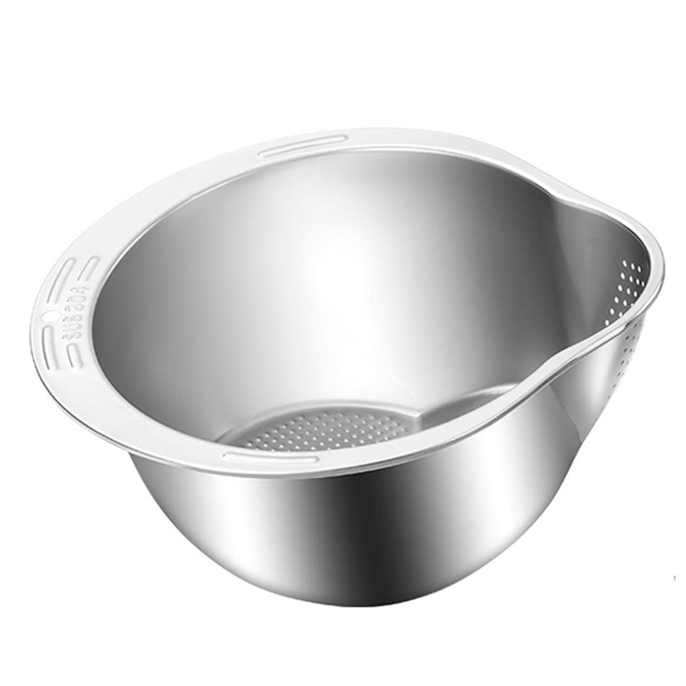 Washing Bowl Made of Stainless Steel, Sieve-image-OPC-PHQQ2MY-NEW