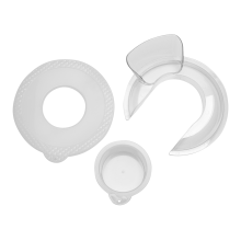 Secure Pouring Shield & Mixers Bowl Covers Mixer Splatter Guard Lids