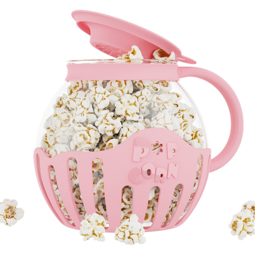 Popcorn Maker Magnetron Snack Popcorn Air Poppers, Roze