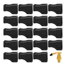 Coffee Syrup Pump Tip Cap Covers Pourer Cap Syrup Covers Black Caps