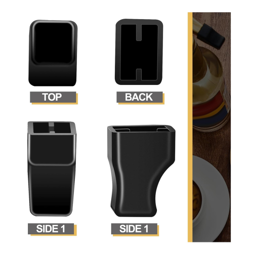 Coffee Syrup Pump Tip Cap Covers Pourer Cap Syrup Covers Black Caps 2
