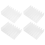 4 τεμάχια διαφανής ακρυλική θήκη CD με αυτοκόλλητη βάση CD/DVD 3
