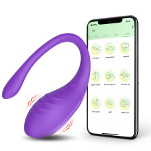 (Type 2) App-vibrators voor vrouwen Bluetooth G-spot dildo met lange afstand, vibrerend ei, vrouwelijke vaginale bal, slipjes, seksspeeltjes voor