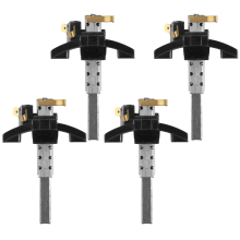 Lot de 4 balais de charbon pour moteur électrique d'aspirateur