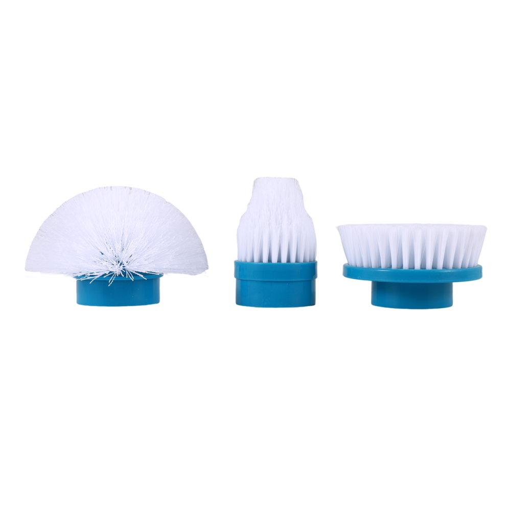 Lot de 3 têtes de brosse de nettoyage électrique multi-usages pour carrelage et salle de bain