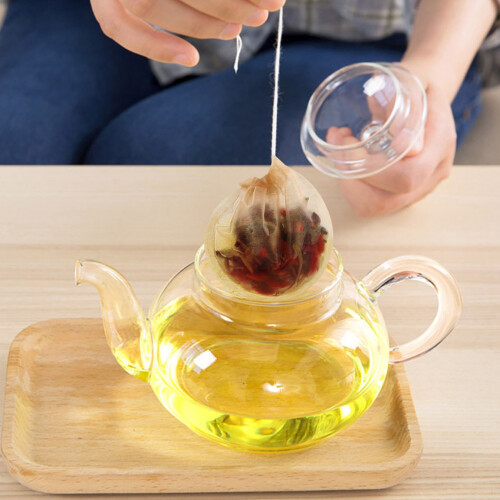 300 Pcs Disposable Empty Tea Bags Tea Infuser Drawstring Teabags 1
