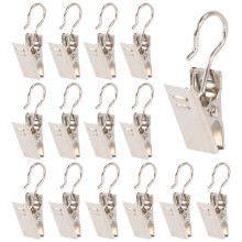 50 PCS Stainless Steel Curtain Clips with Hook for Curtain Photos