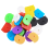 24 tampas de tecla com capa flexível multicolorida 1