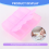 Plastic Rectangle 8 Compartments Medicine Pill Box Pink 7