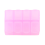Plastic Rectangle 8 Compartments Medicine Pill Box Pink 1